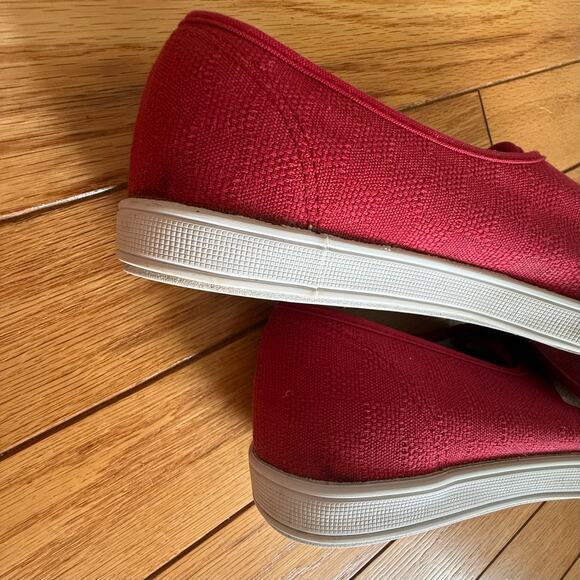 Vintage Women’s Red Canvas Grasshoppers by Keds Size 8 1/2 - Picture 7 of 12